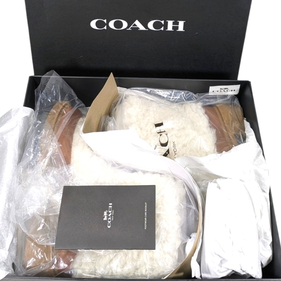 COACH Leona Shearling Boots NIB $295 size 7.5B    S3208 - Picture 8 of 8